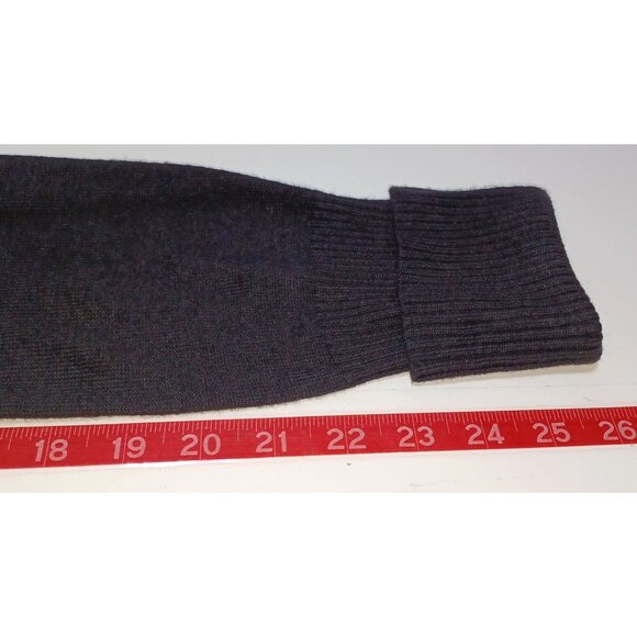 Soft Surroundings Chloe Sweater Dress XL Black Angora Blend Drop Waist Pleated - Picture 5 of 5